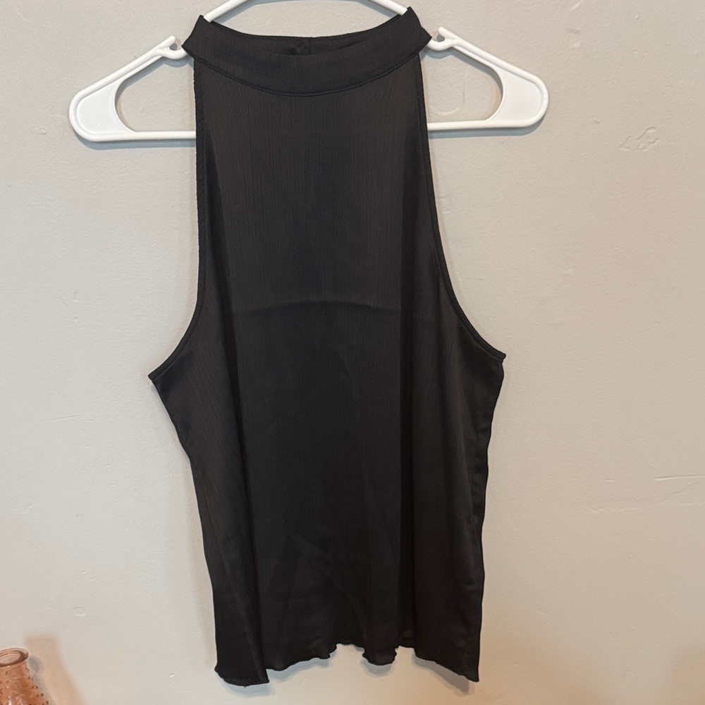 Black Business Halter Top
